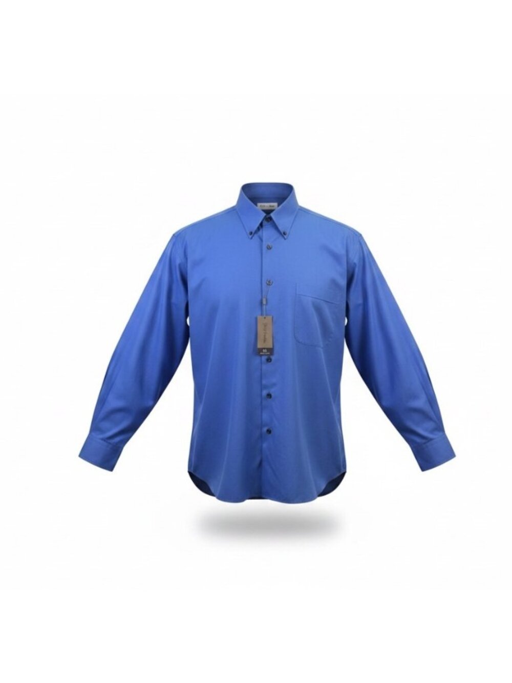 John W. Nordstrom Mens Blue Wrinkle-Free Button-Up Shirt Smartcare Size XXL
